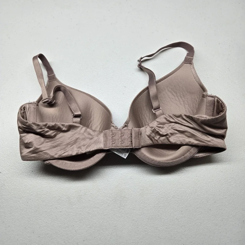 Btempt'd‎ Women Bra 34D Taupe T Shirt Underwired Strap Lightly Lined